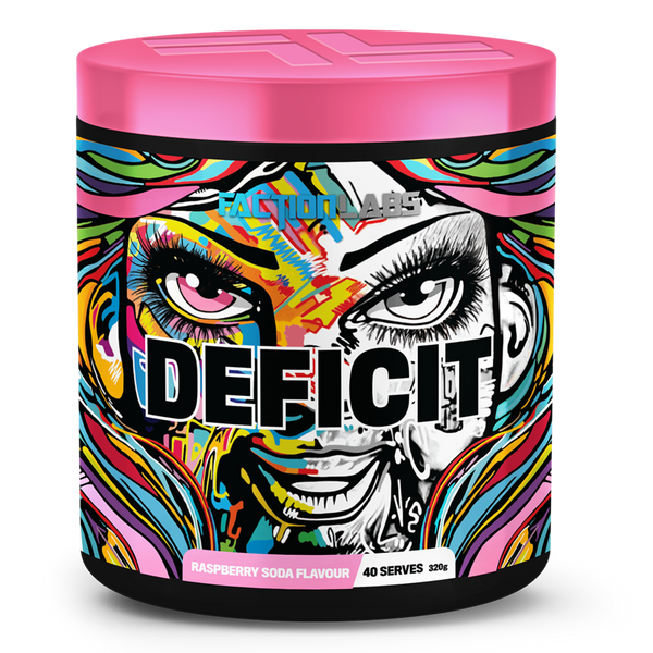 Deficit Thermogenic Activator Faction Labs Raspberry Soda fat burn store